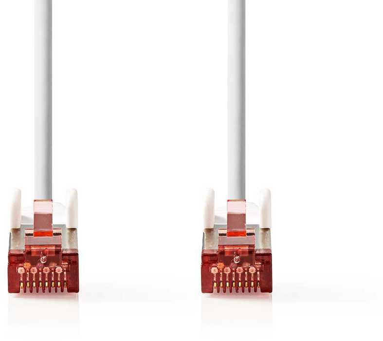 Nedis CAT6-Netzwerkkabel | RJ45 Stecker | RJ45 Stecker - S/FTP | 0.25 m | Innenbereich | Rund | LSZH | Weiss | Box
