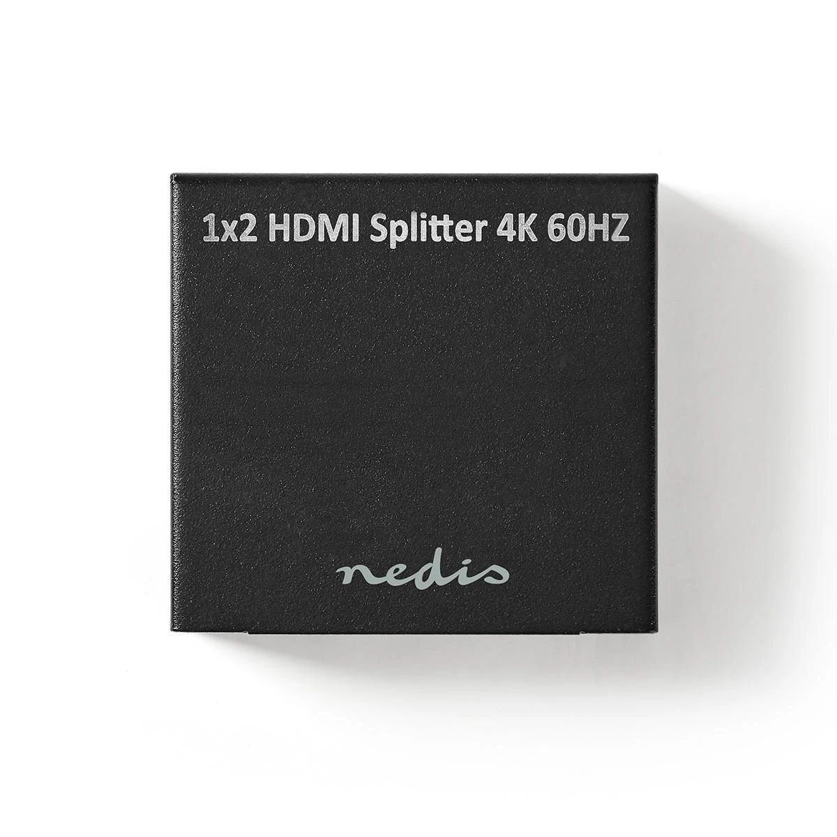 Nedis HDMI skirstytuvas, matomas viršuje užrašas 4K 60HZ