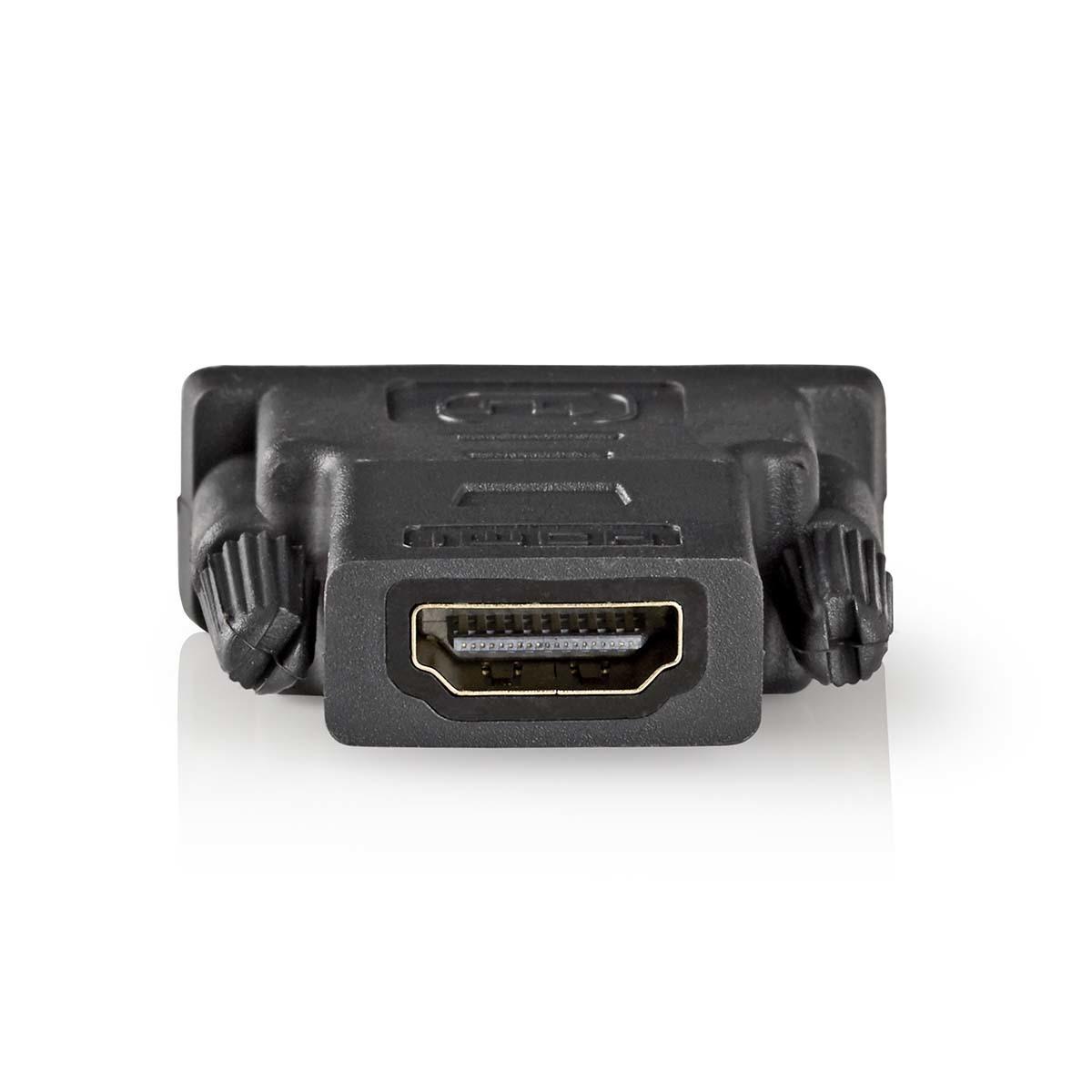 Nedis HDMI™ adapteris | HDMI™ lizdas | DVI-D 24+1 kontaktų jungtis | Paauksuotas | Tiesus | PVC | Antracitas | 1 vnt | Pakuotė su peržiūros langeliu