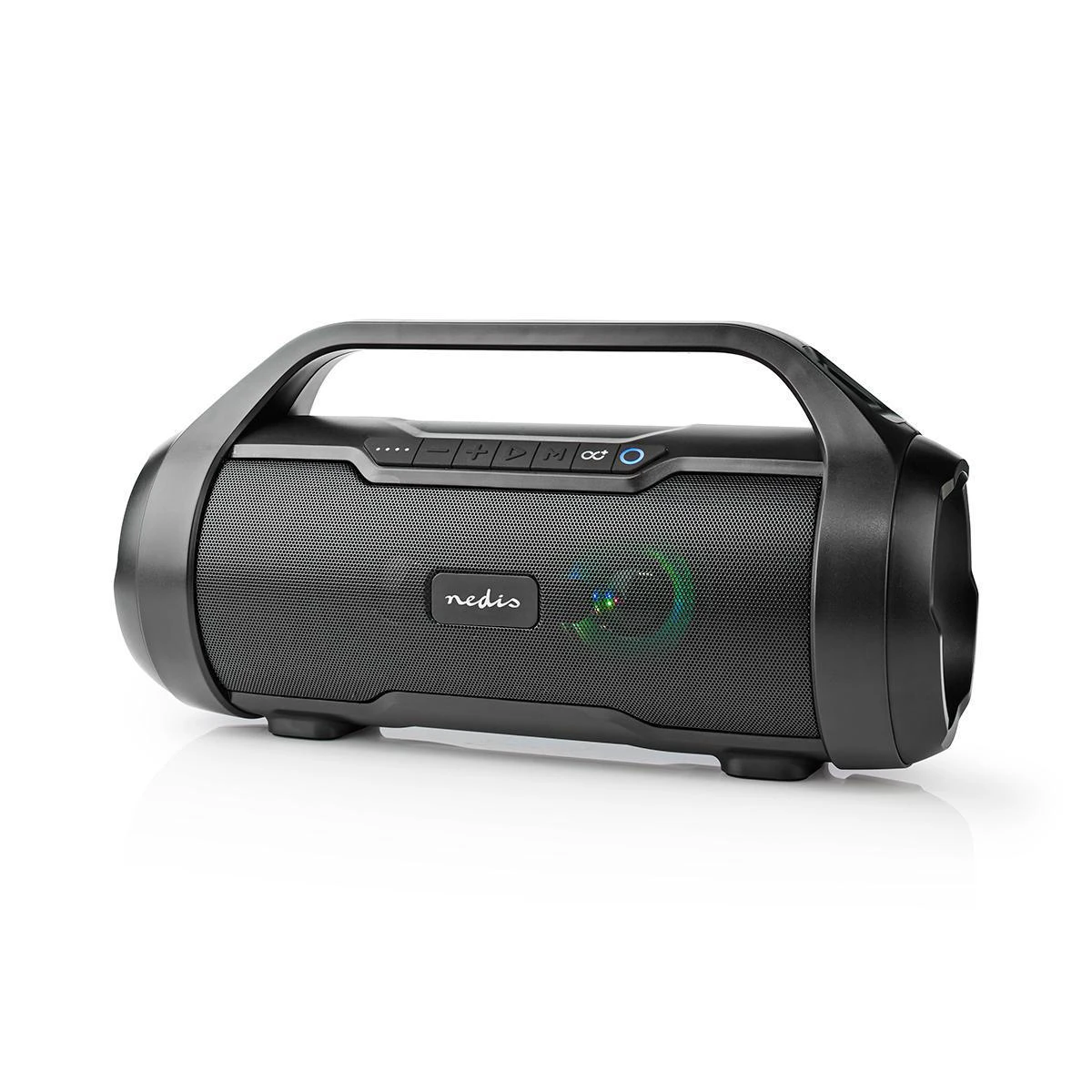 Garsiakalbis Nedis SPBB310BK głośnik nešiojama / imprezowy Nešiojama kolonėlė stereo Juodas 36 W