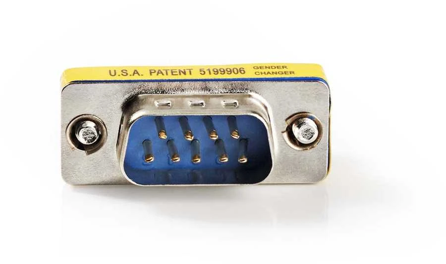 D-SUB 9-pin nuoseklusis gender changer adapteris