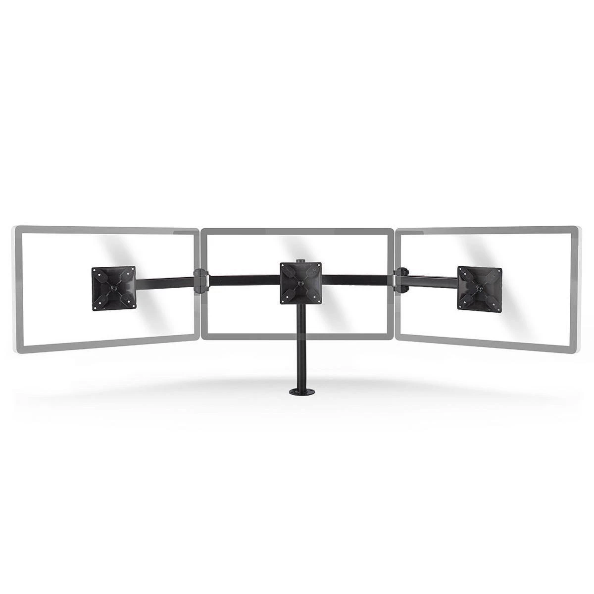 Nedis Triple Monitorius Mount – Stalinis laikiklis nuo 14 iki 24 colių, skirtas trims ekranams