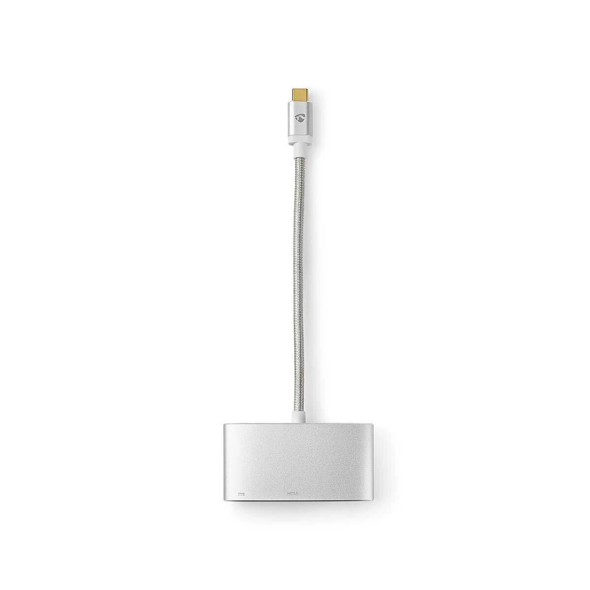Nedis USB-C į HDMI ir USB adapteris su pintas laidu
