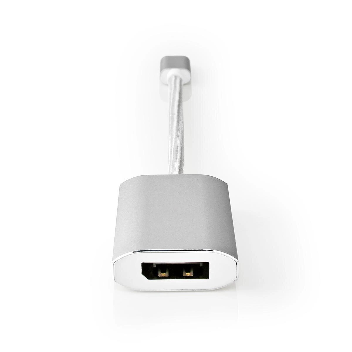 Sidabrinis USB-C į DisplayPort adapteris