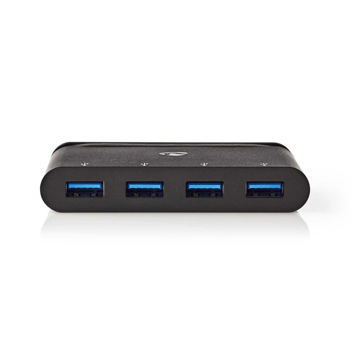 Nedis USB adapteris USB 3.2 Gen 1 USB Type-C™ 4x USB Type-A, juodas