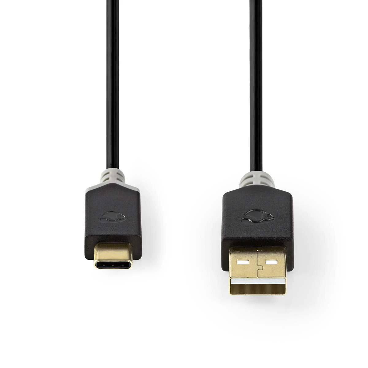 Nedis USB laidas | USB 2.0 | USB-A vyrelis | USB-C™ jungtis | 480Mbps | Paauksuotas | 1,00 m | apvalus | PVC | Antracitas | Pakuotė su peržiūros langeliu