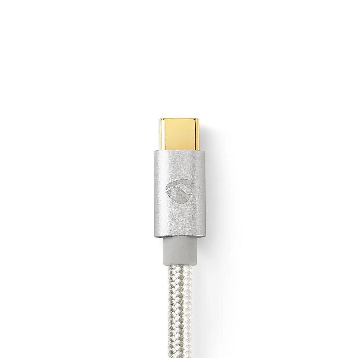 Nedis USB laidas | USB 3.2 Gen 1 | USB-C™ jungtis | USB-C™ | 4K@60Hz | 5 Gbps | Paauksuotas | 2,00m | apvalus | Pintas / nailonas | Aliuminis | Pakuotė