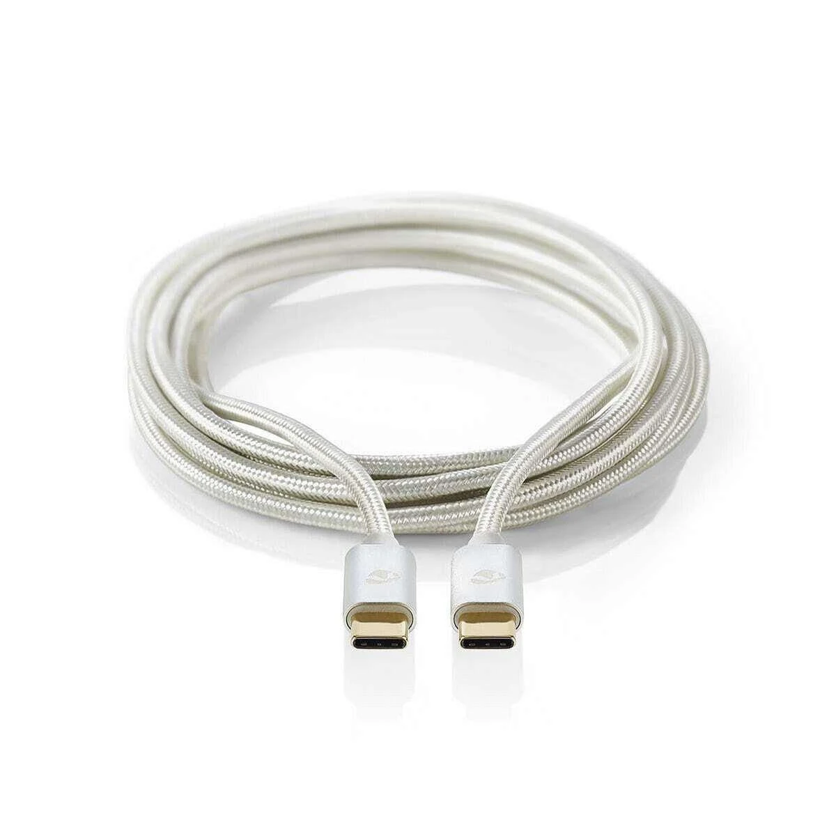 Nedis USB laidas | USB 3.2 Gen 1 | USB-C™ jungtis | | 4K@60Hz | 5 Gbps | Paauksuotas | 1,00 m | apvalus | Pintas / nailonas | Aliuminis | Pakavimas su Si