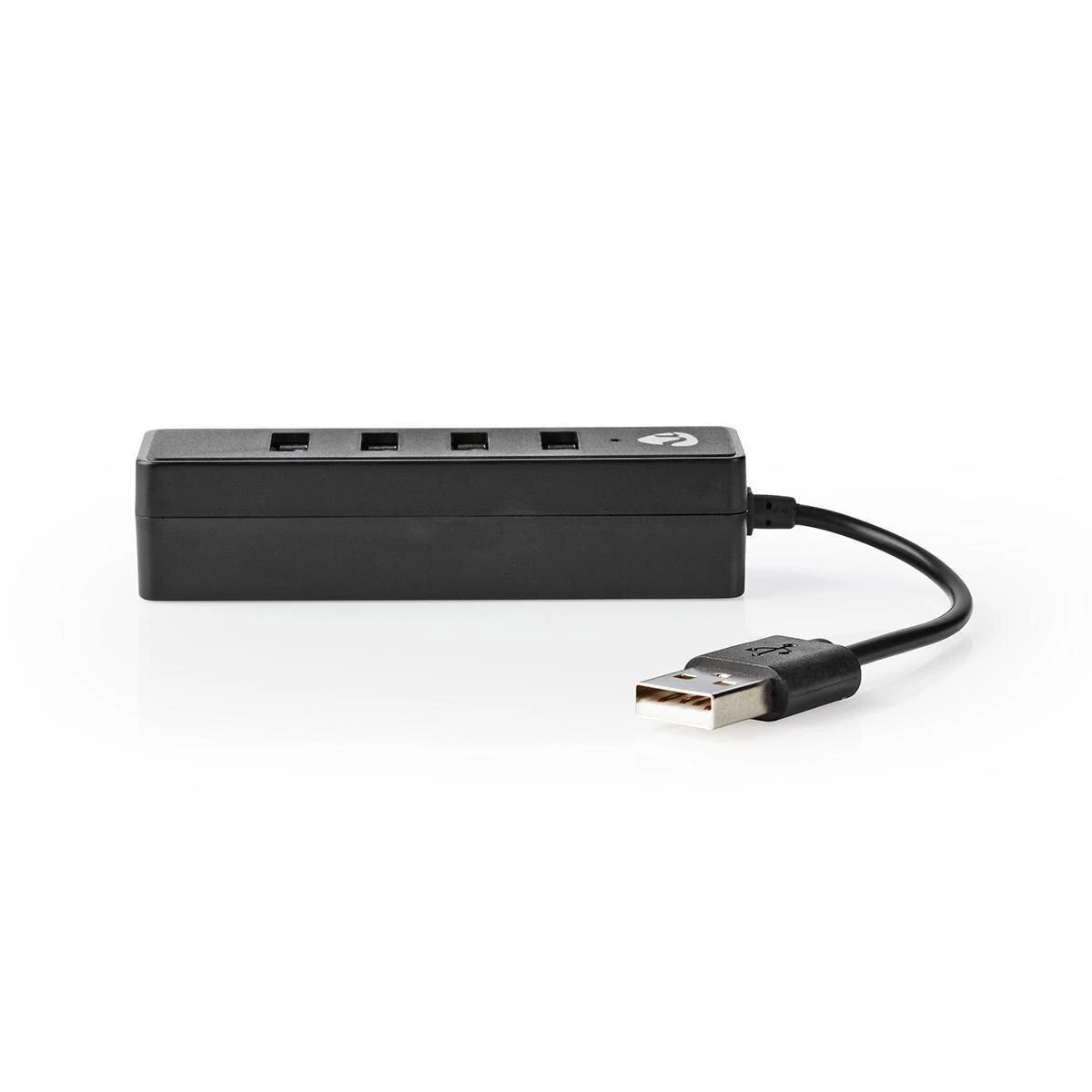 Nedis Šakotuvas USB 2.0, 4 prievadai, juodas