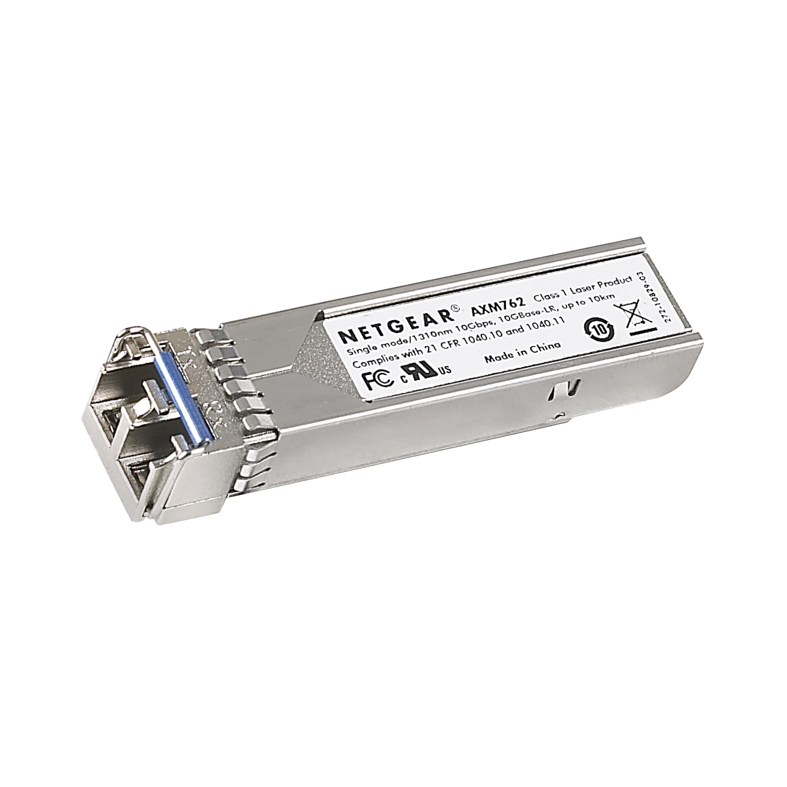 Šakotuvas NETGEAR 10 Gigabit LR SFP+ Module for GSM7328S-200EUS und GSM7352S-200EUS
