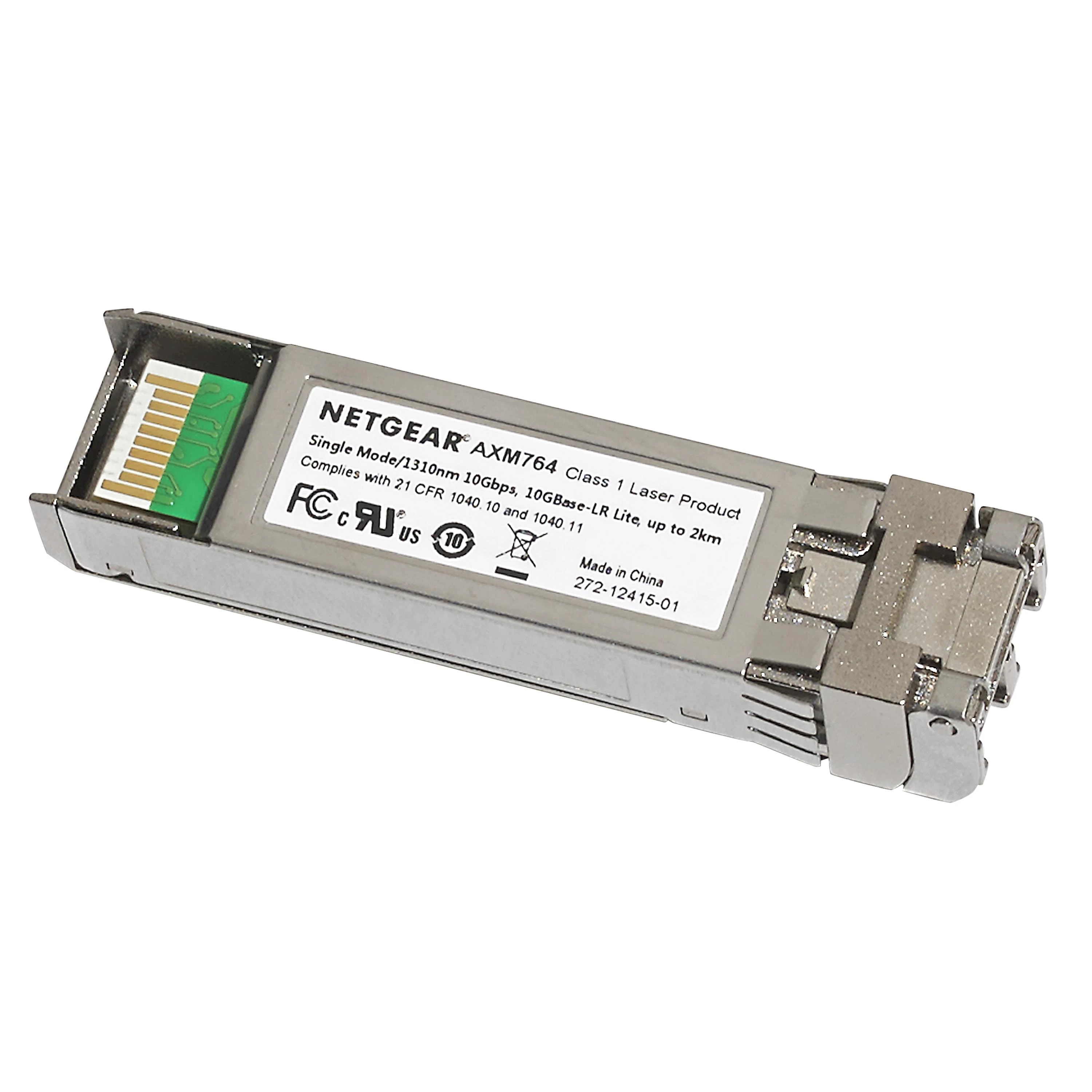 Šakotuvas Netgear 10GBASE-LR Lite SFP+ tinklo siųstuvų-imtuvų modulis Optinis pluoštas 10000 Mbit/ai SFP+