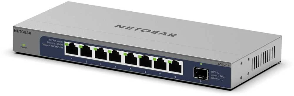 Šakotuvas Netgear GS108X-100EUS