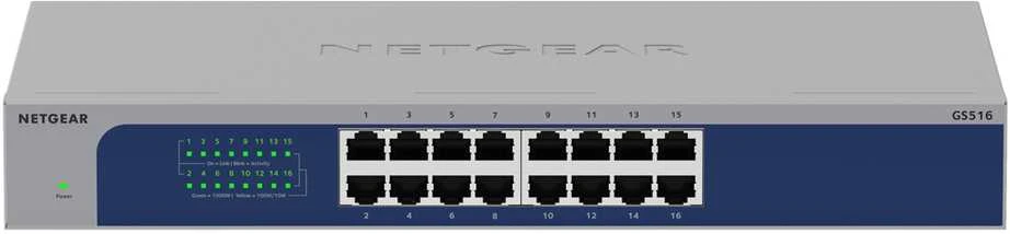 Šakotuvas Netgear 16-PORT 1G UNMANAGED SWITCH - 16X RJ-45 LAN