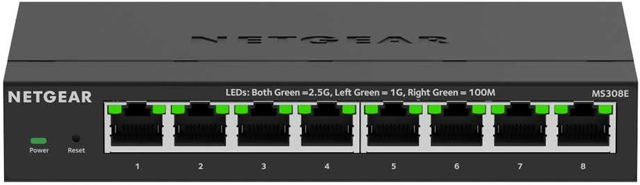 Šakotuvas Netgear 8 PORT 2.5G UM PLUS SWITCH - 8X 2.5G LAN