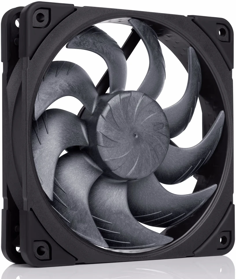 NOCTUA NF-A12x25 G2 PWM Fan – 120mm, chromax/juodas