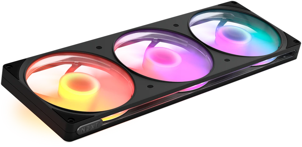 Nzxt F420 RGB kompiuterio ventiliatorius RF-R242U-BF, 420mm, 4-pin PWM, NZXT RGB 4-pin, 2000rpm, 34.0dB(A), RGB apšvietimas
