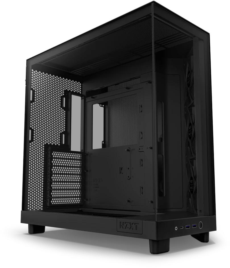 NZXT H6 Flow midi bokšto korpusas, juodas
