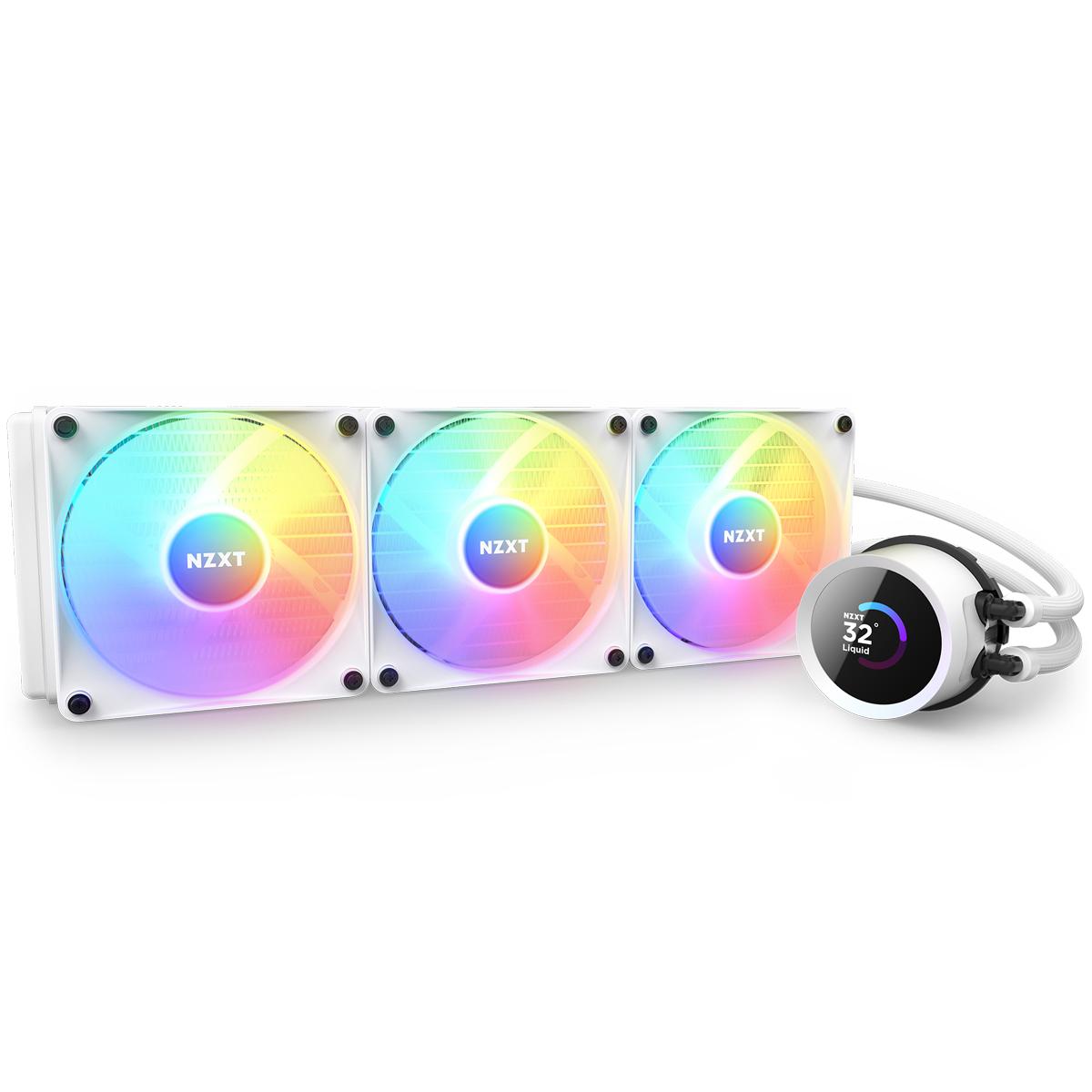 NZXT CPU vandens aušinimas Kraken 360 RGB LCD Baltas