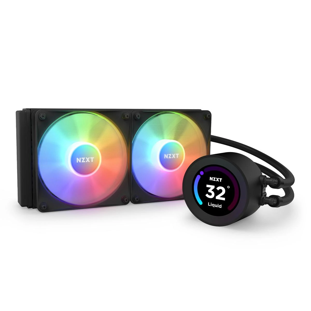 NZXT Kraken Elite 240 RGB su LED ekranu