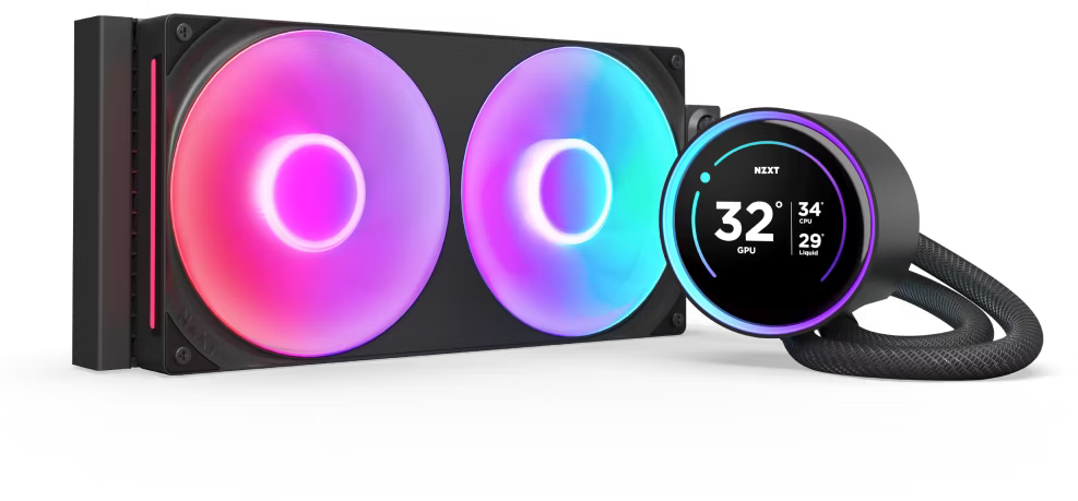 NZXT Kraken Elite 280 RGB V2 LCD juoda