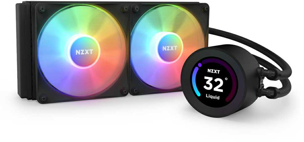 NZXT Kraken Elite 280 RGB V2 LCD juoda