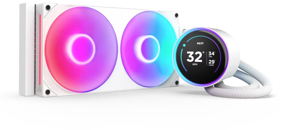 NZXT Kraken Elite 280 RGB aušintuvas su integruotu LCD ekranu