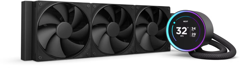 NZXT Kraken Elite 360 V2 vandens aušinimas su LCD ekranu