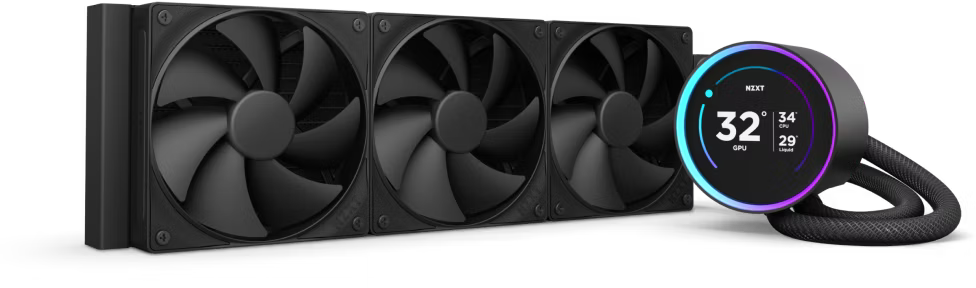 NZXT Kraken Elite 360 RGB V2 LCD juoda