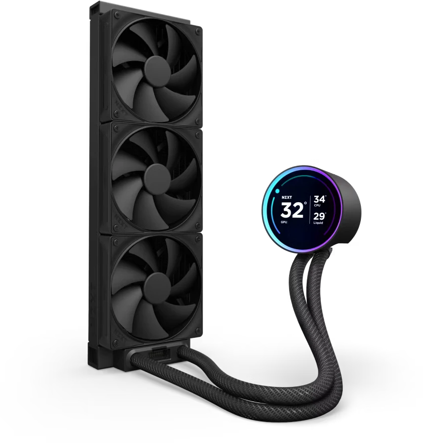NZXT Kraken Elite 360 RGB V2 LCD juoda