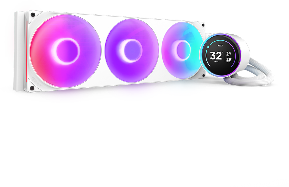 NZXT Kraken Elite 420 V2 RGB baltas | AiO-Wasserkühlung
