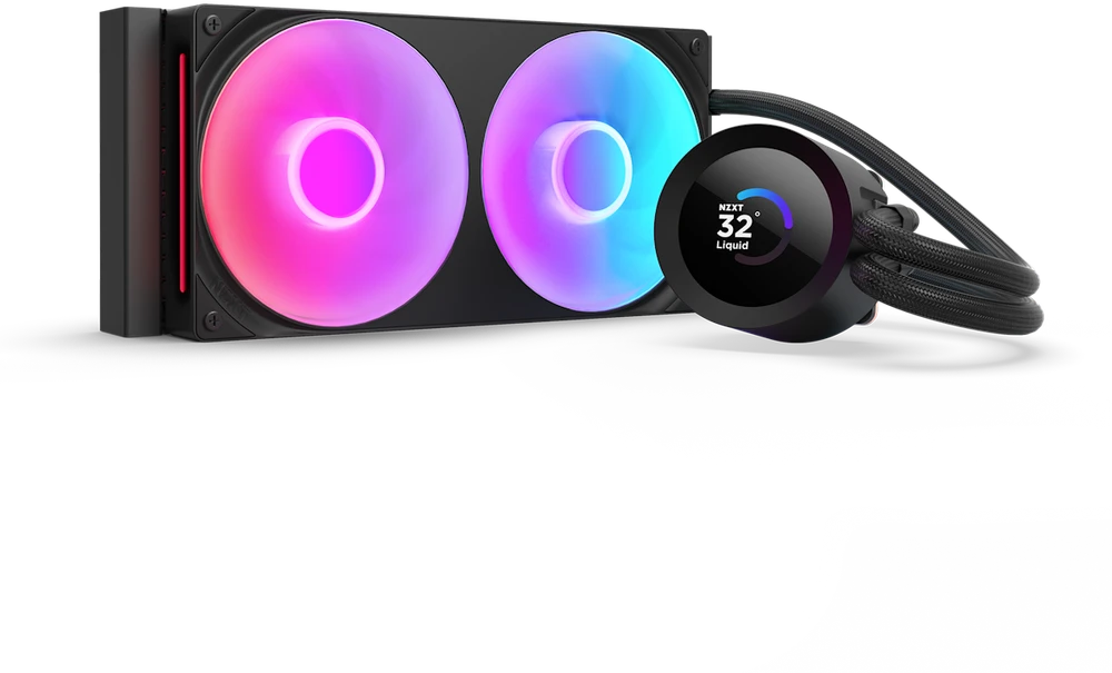 NZXT Kraken Plus 240 RGB LCD juoda