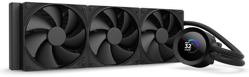 NZXT Kraken Plus 360 AiO Vanduo Cooling – 360mm, juodas