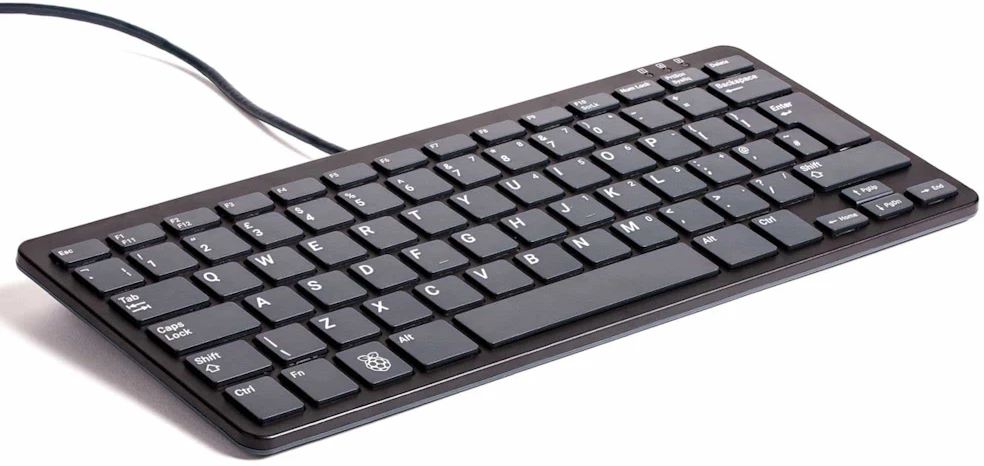 Oficiali Raspberry Pi klaviatūra QWERTZ – juoda