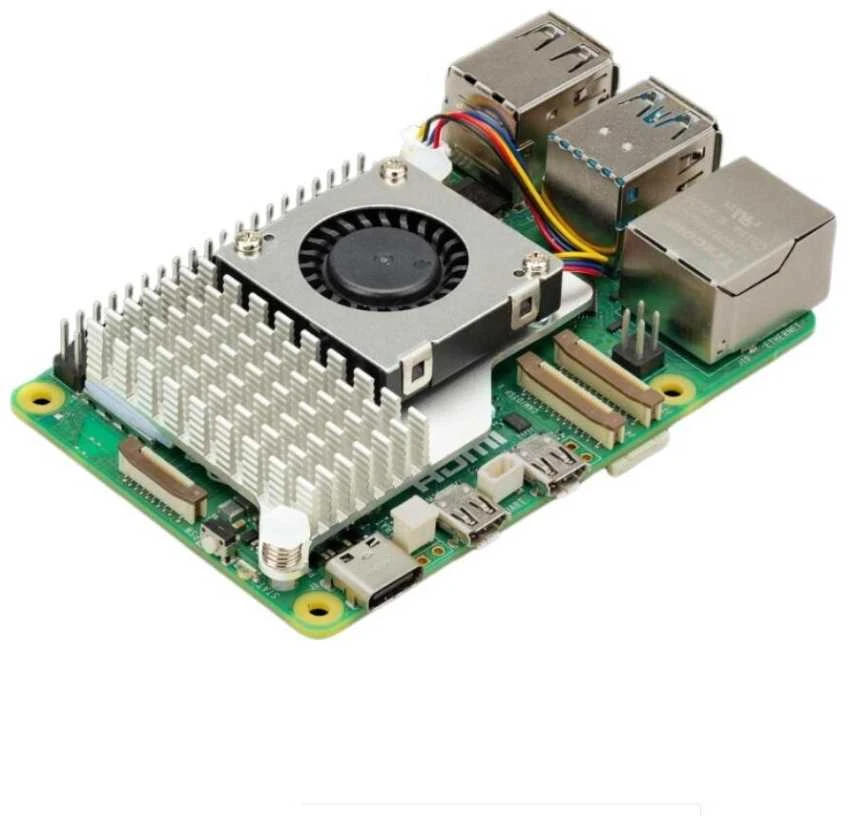 Raspberry Pi 5 aktyvus aušintuvas su ventiliatoriumi