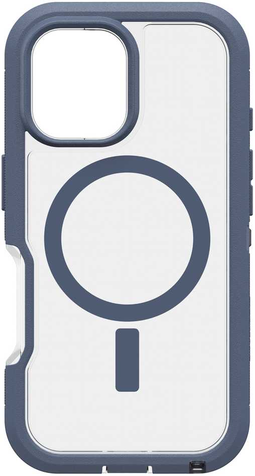 Dėklas Otterbox OB DEFND XTCLEAR APPLE IPHONE16/MOUNTAIN STORM - CLEAR/Mėlynas