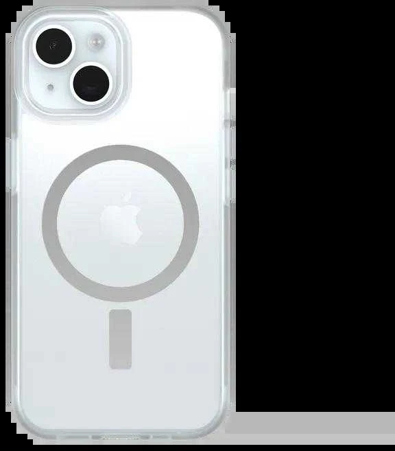 OtterBox React MagSafe dėklas Apple iPhone 16e/15/14/13 telefonui - skaidrus