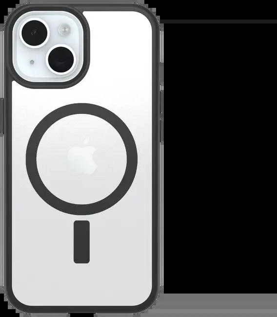 Dėklas OtterBox React MagSafe Apple iPhone 16e skaidrus/juodas