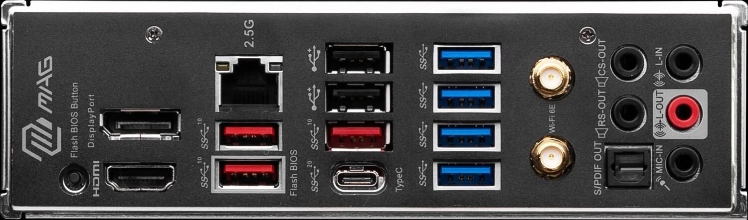 Pagrindinė plokštė MSI AMD B650/SAM5/ATX/Memory DDR5/Atminties lizdai 4/1xPCI-Express 1x/2xPCI-Express 16x/3xM.2/1xHDMI/1xDisplayPort/2xUSB 2.0/7xUSB 3.2/1xUSB-C/1xOptical S/PDIF/1xRJ45/5xAudio port