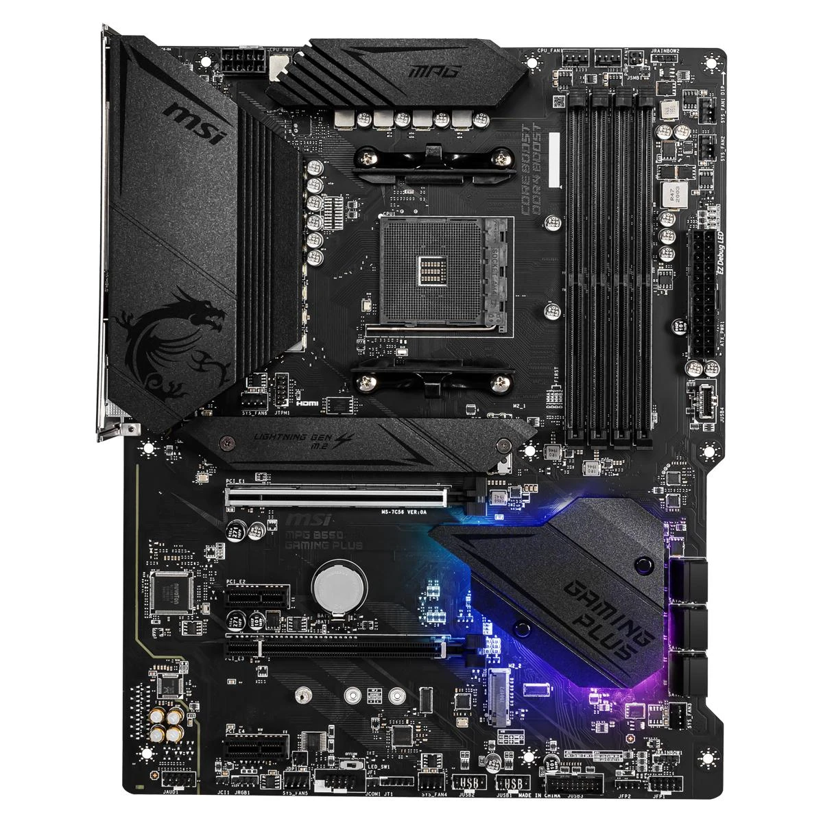 Pagrindinė plokštė MSI MPG B550 GAMING PLUS