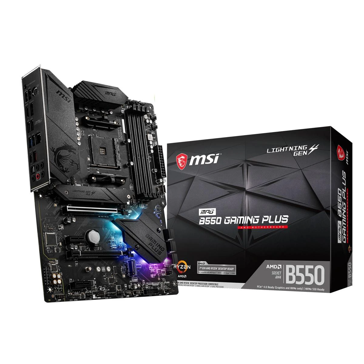 Pagrindinė plokštė MSI MPG B550 GAMING PLUS