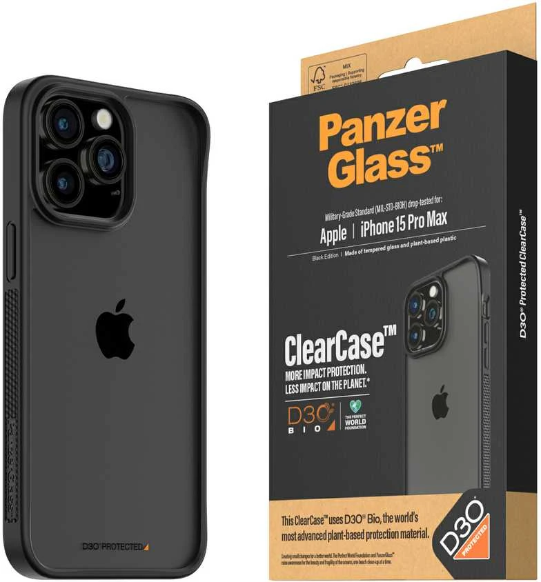 Panzer Glass PanzerGlass™ ClearCase su D3O iPhone 15 Pro Max