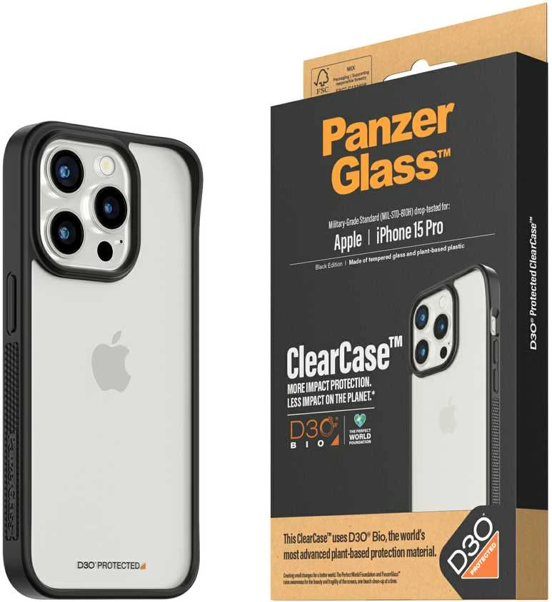 Panzer Glass PanzerGlass™ ClearCase su D3O iPhone 15 Pro