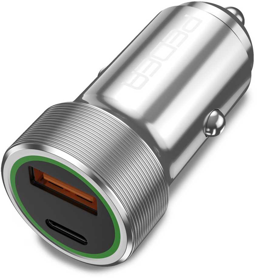 Įkroviklis Pedea PEDEA KFZ-Schnelladegerät ''Dual'' PD 20 Watt USB Typ A/C, silbe