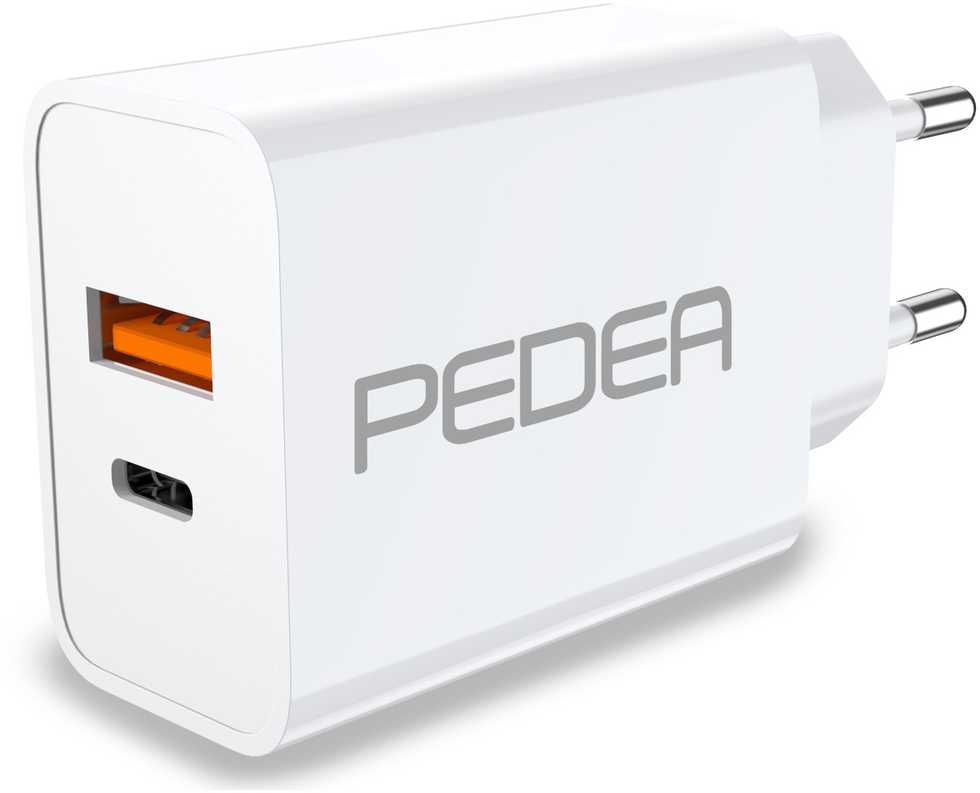 Įkroviklis Pedea Szybka su Power Delivery 1 USB-A 1 USB-C 20 W (60040100)