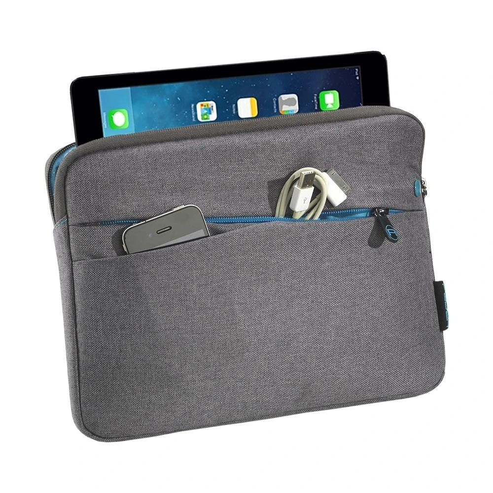 PEDEA Fashion Planšetinis kompiuteris Case Sleeve Bag 12.9 inch with pockets for accessories, pilkas
