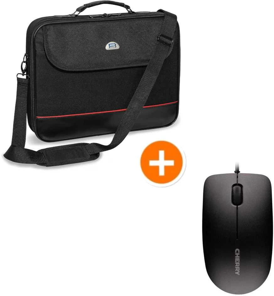 PEDEA Tasche Trendline 17,3" + CHERRY MC 1000 Maus