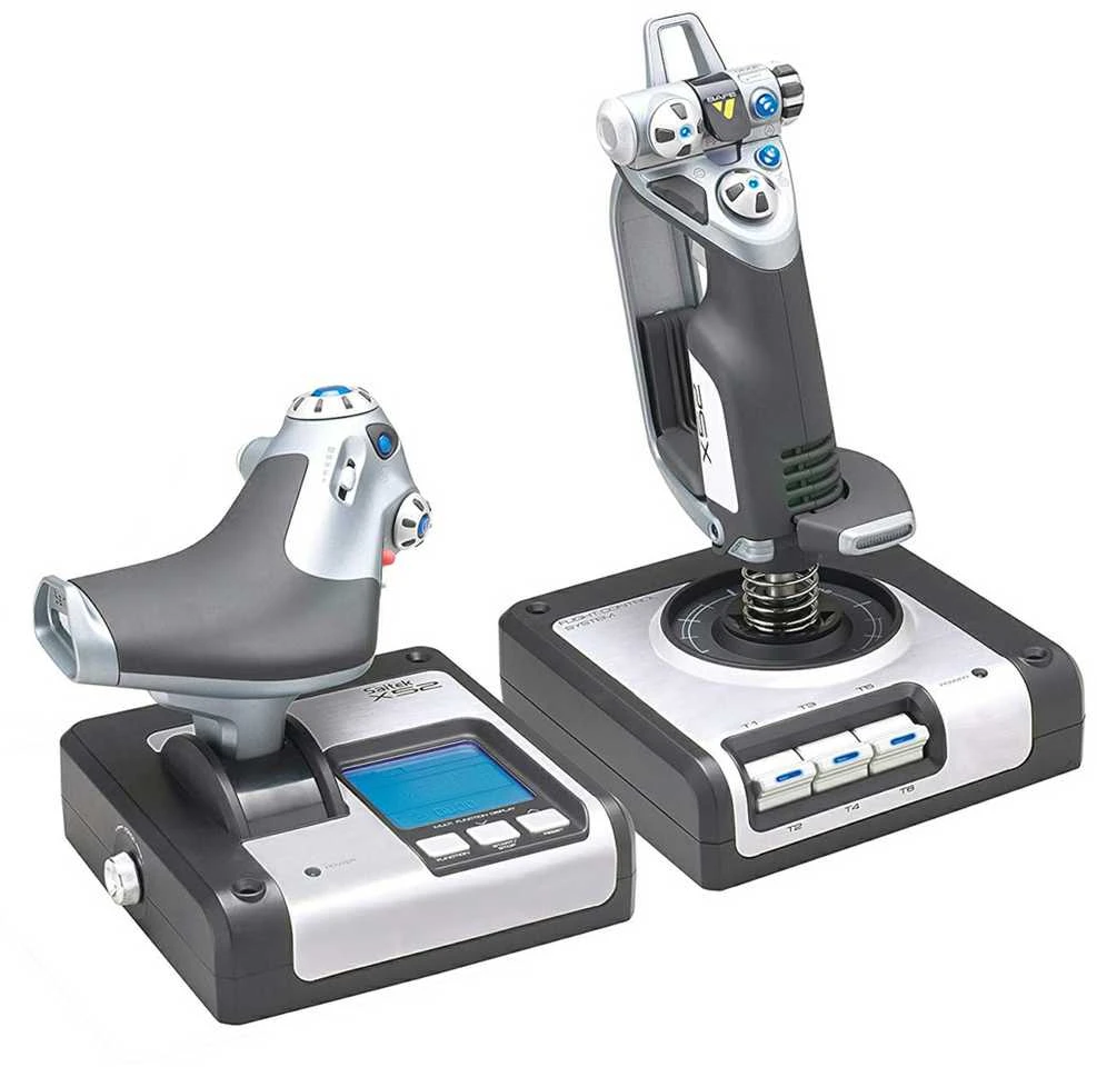Logitech X52 Pro Flight Control System Skraidymo simuliatorius