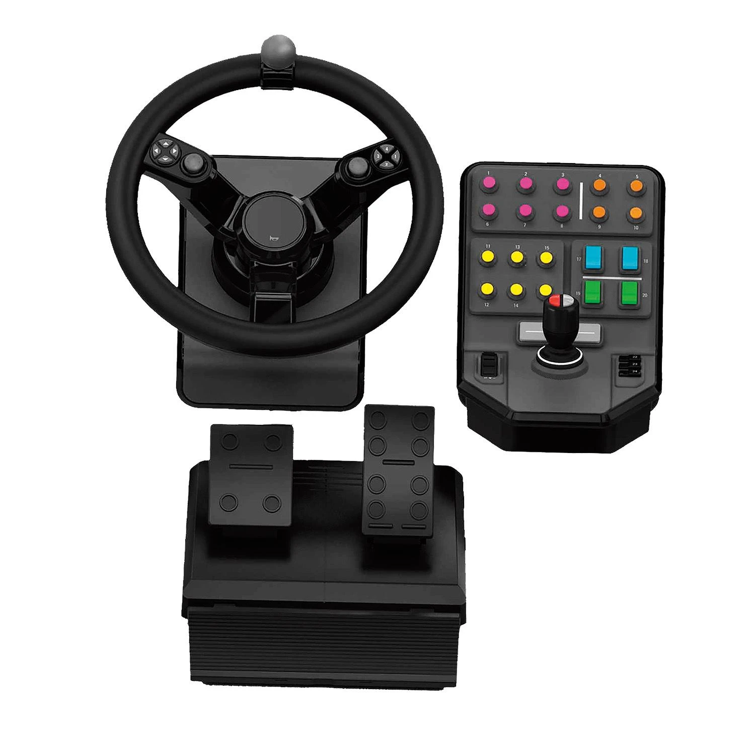 Logitech 945-000062 žaidimų valdiklis Vairas + pedalai Analoginis / skaitmeninis Juoda