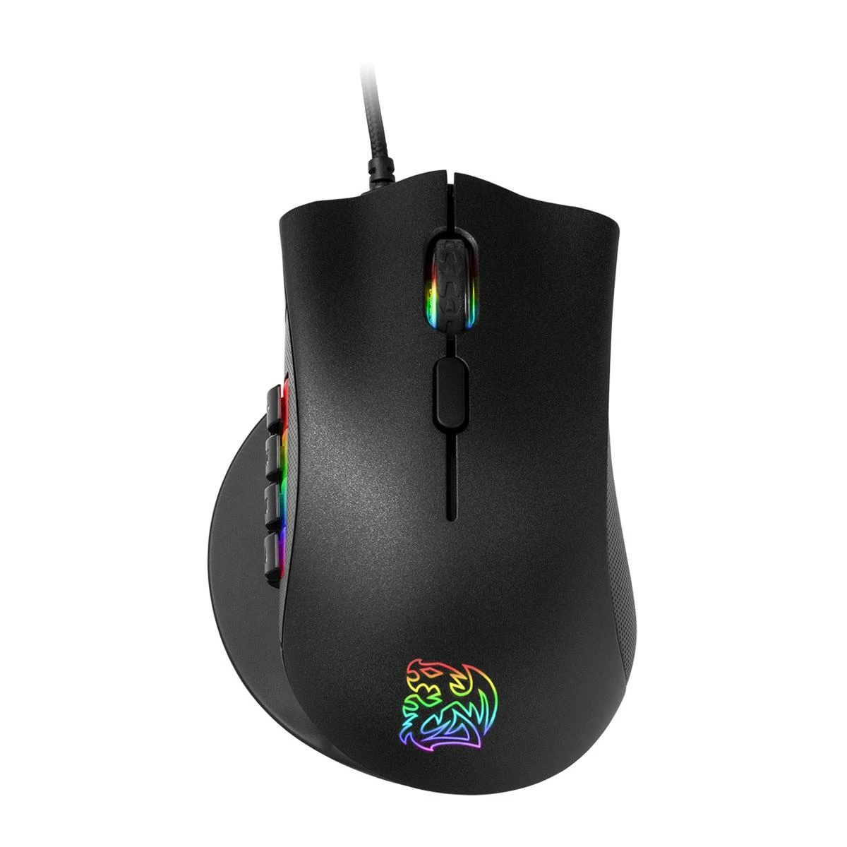 Pelė computer Thermaltake eSports Nemesis Switch RGB PMW 3360 MO-NMS-WDOOBK-01 (Optinė, 12000 DPI, juodos spalvos