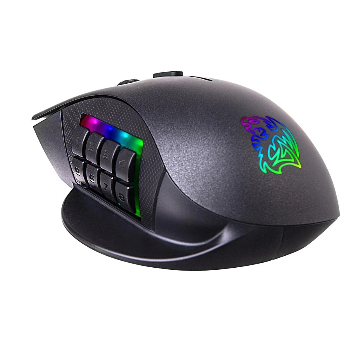 Pelė computer Thermaltake eSports Nemesis Switch RGB PMW 3360 MO-NMS-WDOOBK-01 (Optinė, 12000 DPI, juodos spalvos